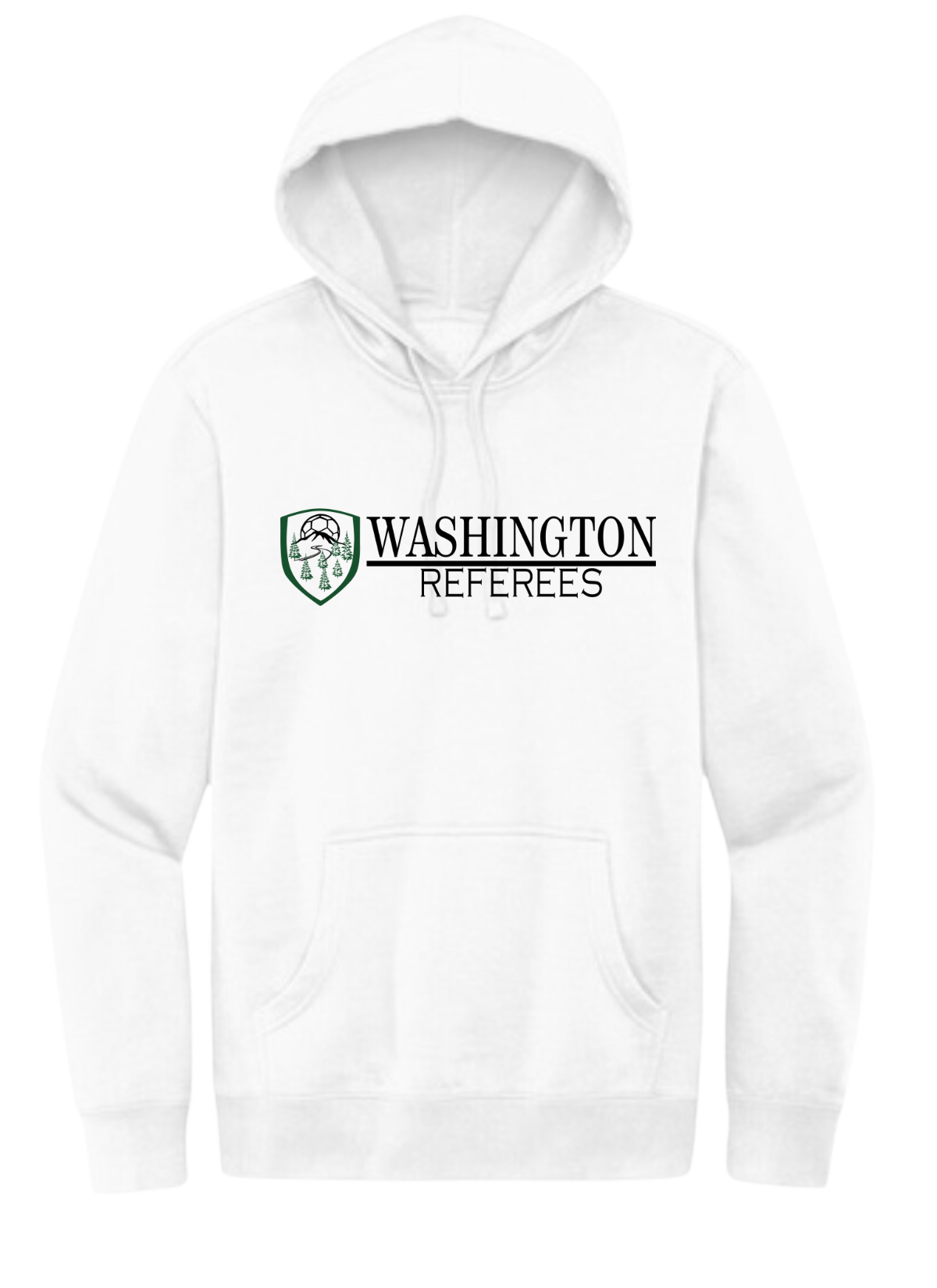 Washington Referee Full Front Design - White Sweatshirt
