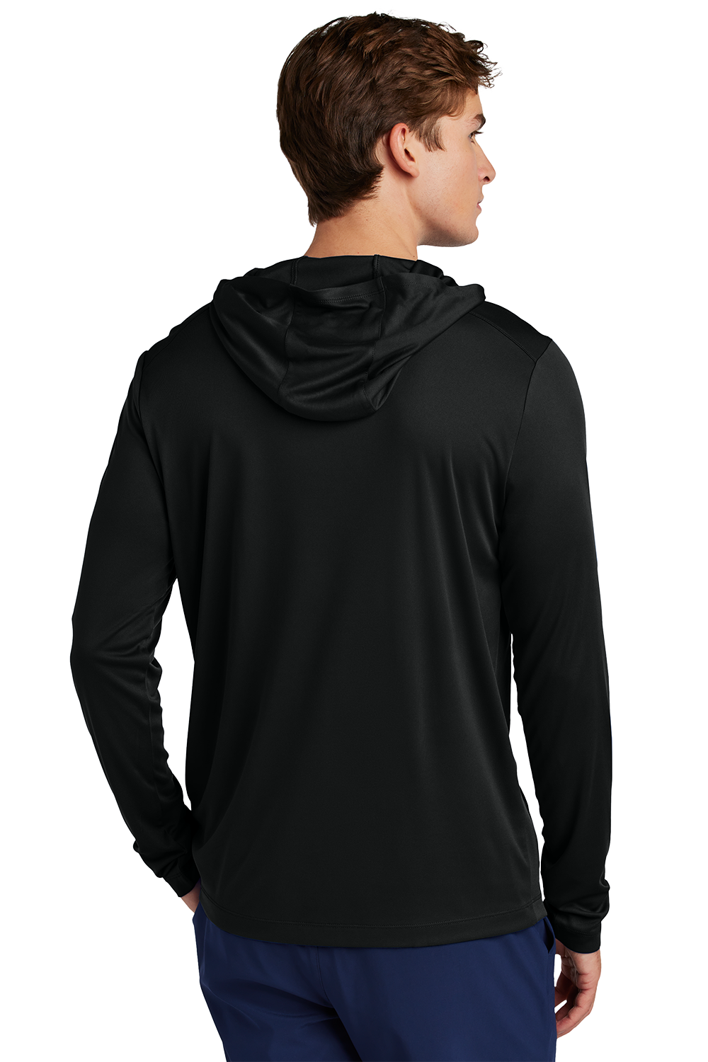 Sport-Tek® Posi-UV® Pro Long Sleeve Hoodie - Black