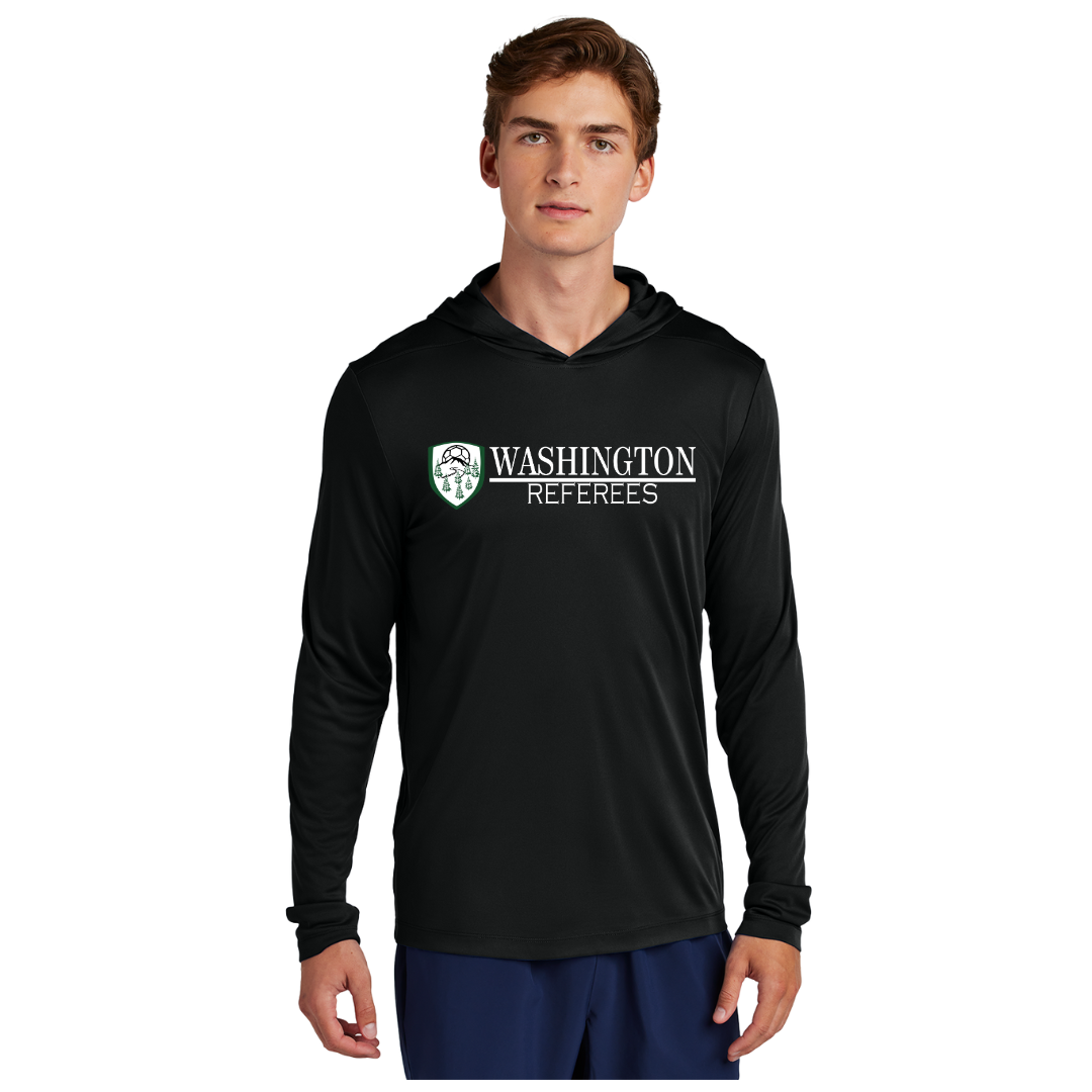 Sport-Tek® Posi-UV® Pro Long Sleeve Hoodie - Black