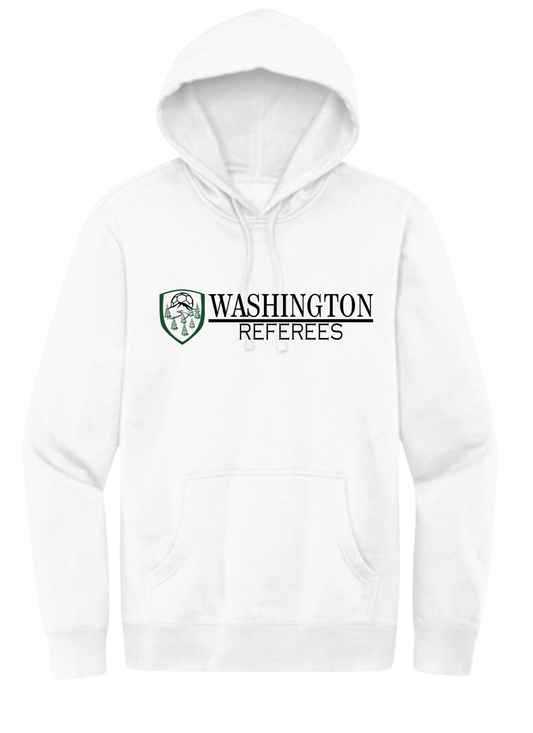 Washington Referee Full Front Design - White Sweatshirt