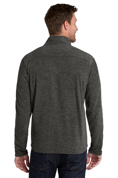 Port Authority® Heather Microfleece Full-Zip Jacket