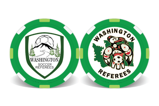 WA Refs Poker Chip Flipping Coin