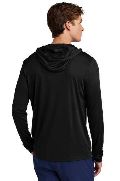 Sport-Tek® Posi-UV® Pro Long Sleeve Hoodie - Black