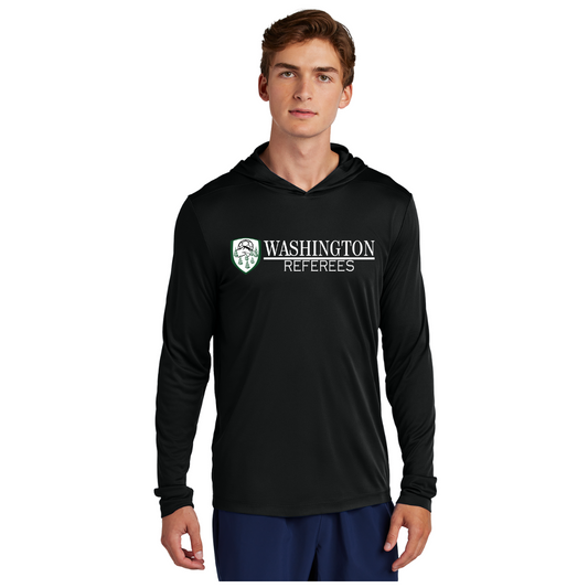 Sport-Tek® Posi-UV® Pro Long Sleeve Hoodie - Black